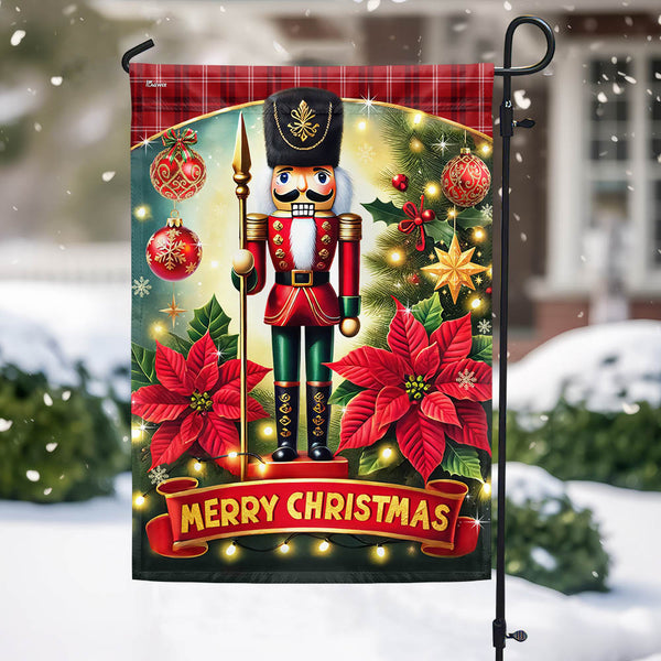 Nutcracker Christmas Flag MLN4213F