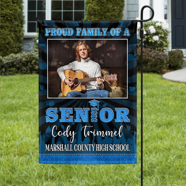 Proud Family Of A 2023 Senior Cody Trimmel Family Custom Flag MLH1542FCTv1CT