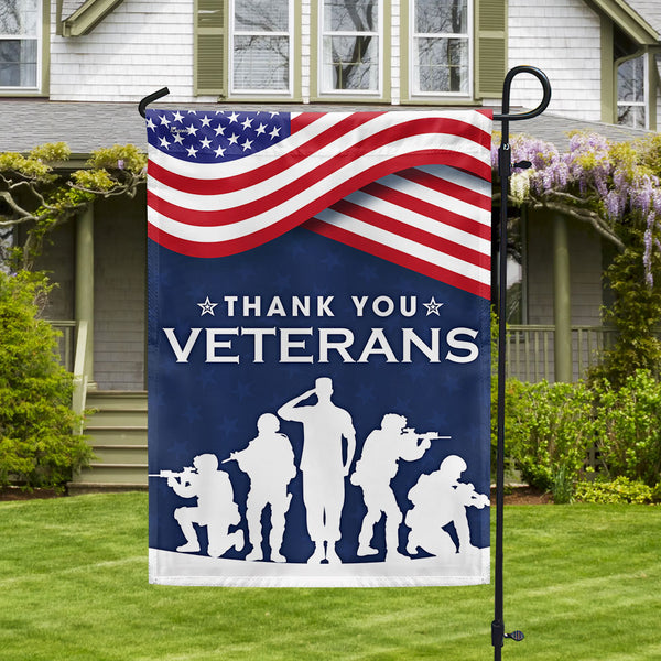 Thank You Veterans The US American Flag
