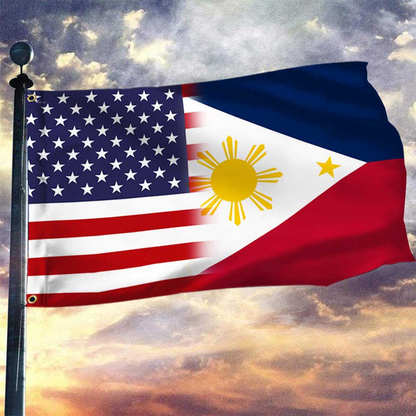 Philippine American Grommet Flag