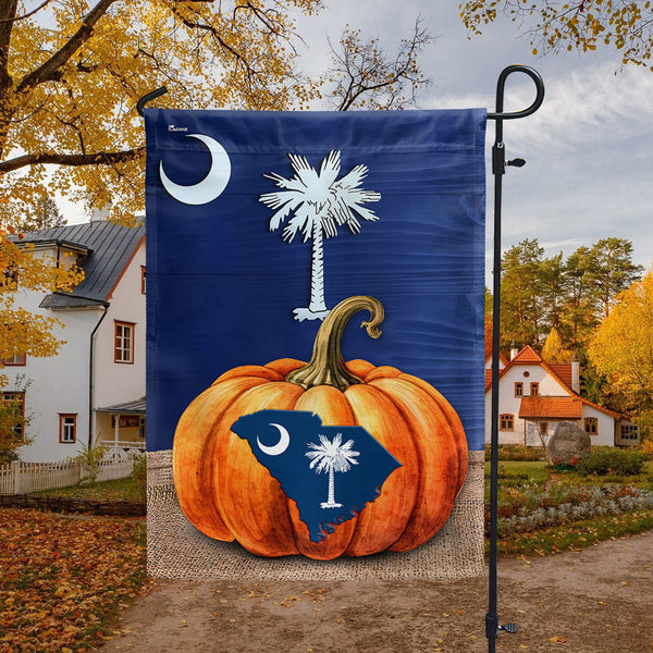 South Carolina Pumpkin Fall Halloween Thanksgiving Flag TQN1616F