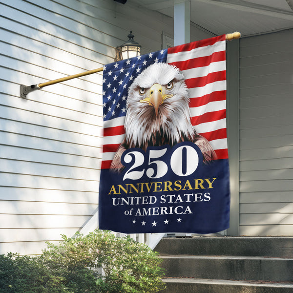 Flagwix American Flag - 250 Anniversary 1776 2026 United States Of America Patriotic Eagle