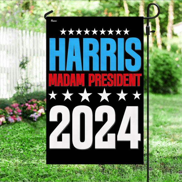 Kamala Harris Madam President 2024 Flag