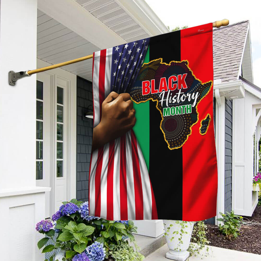Black History Month. African American Flag, Juneteen Decor – Flagwix