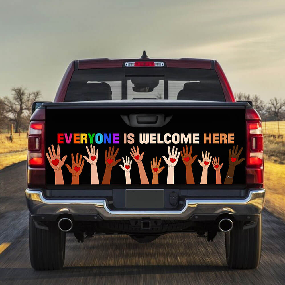 Teacher Idaho Everyone Is Welcome Here Truck Tailgate Decal Sticker Wr ...