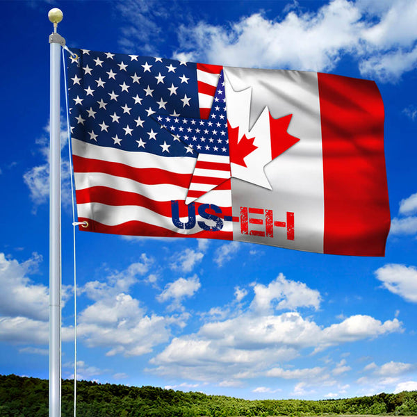 America Canada Grommet Flag US-EH