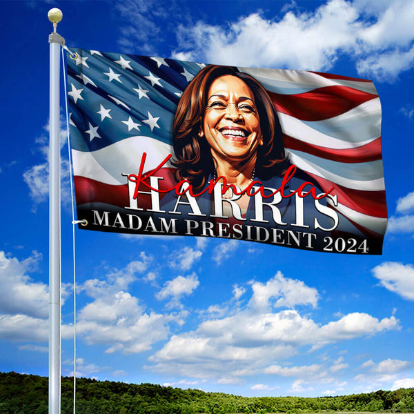 Kamala Harris Madam President 2024 Kamala Flag