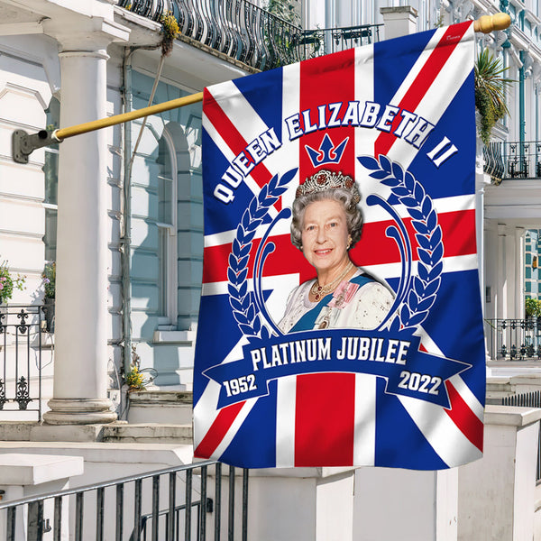 Queen Elizabeth II Platinum Jubilee Union Jack Flag