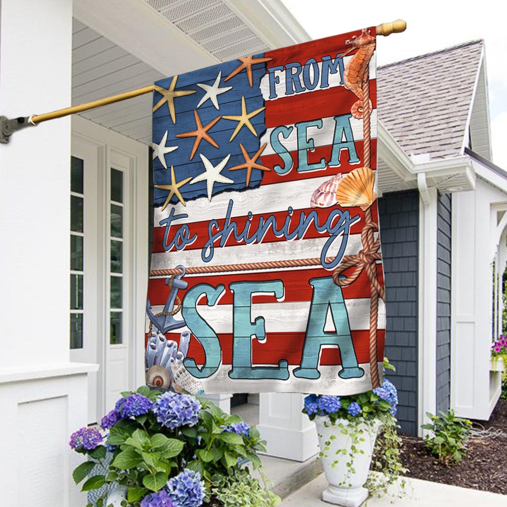 Flag for summer - From Sea To Shining Sea American Flag – Flagwix