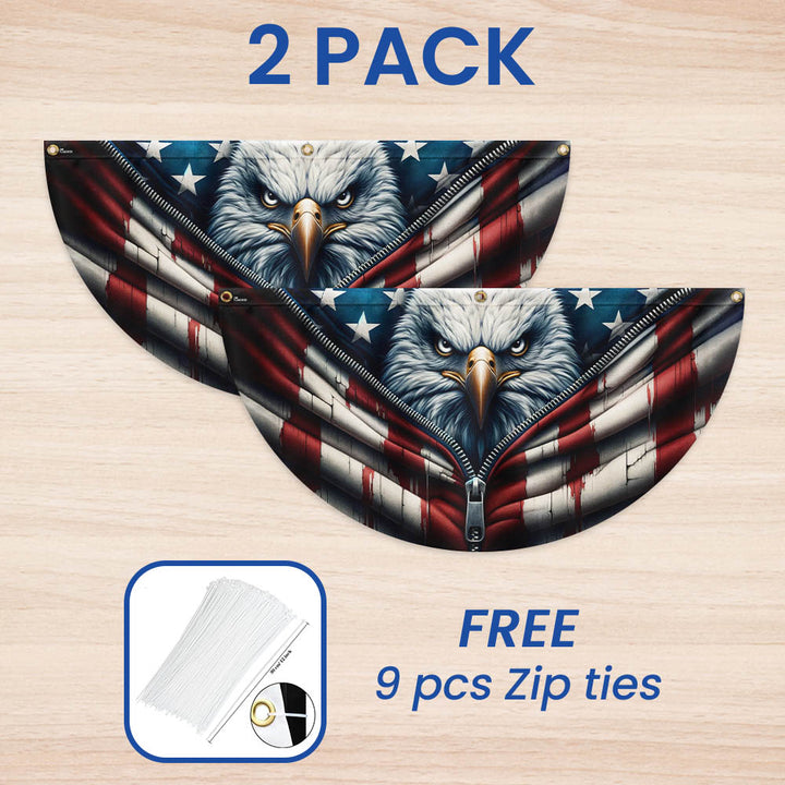 freedom fan flags