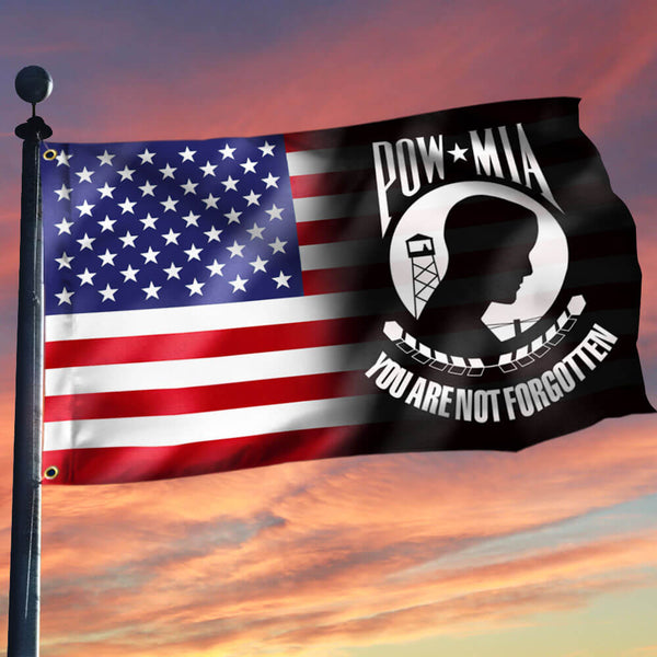 Pow Mia True Heroes, You Are Not Forgotten Flag