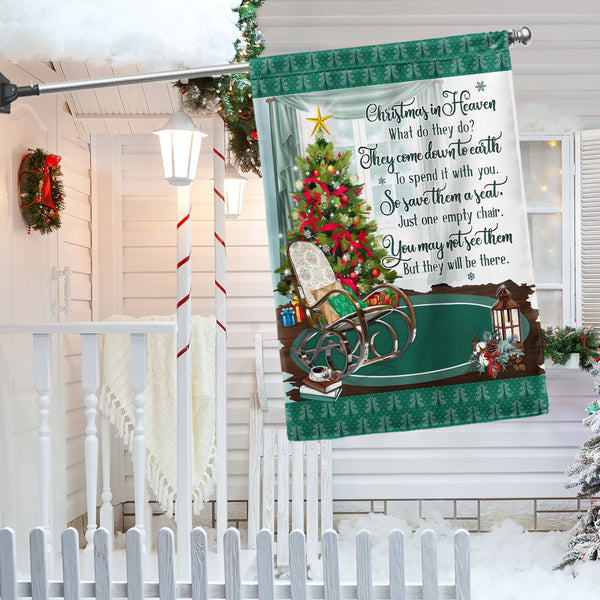 Christmas In Heaven Flag Christmas Memorial TQN544F