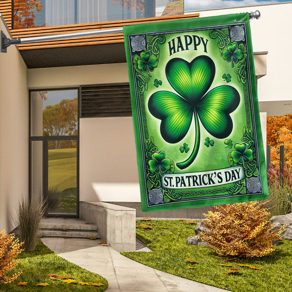 FLAGWIX  St. Patrick's Day Shamrock Flag TQN2415F