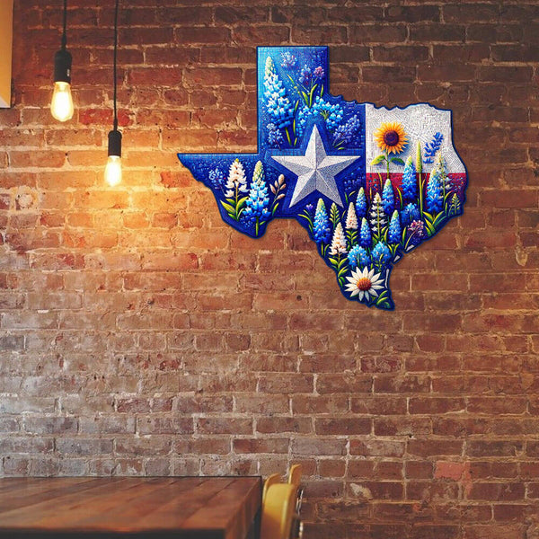 Texas Bluebonnet Metal Sign TPT1572MS