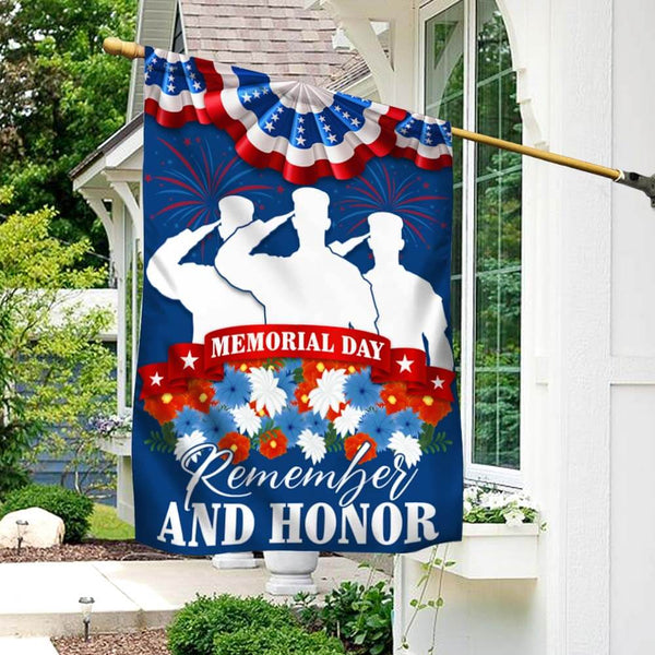 Memorial Day Flag Remember And Honor Thank You Veterans