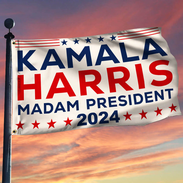 Kamala Harris Madam President 2024 Kamala Flag