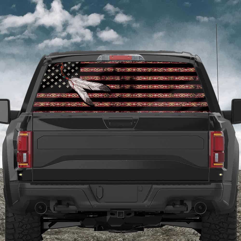 Native American Rear Window Decal – Flagwix