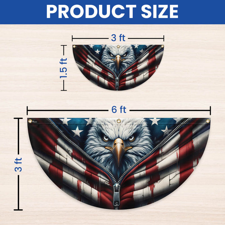 American eagle July 4th flag