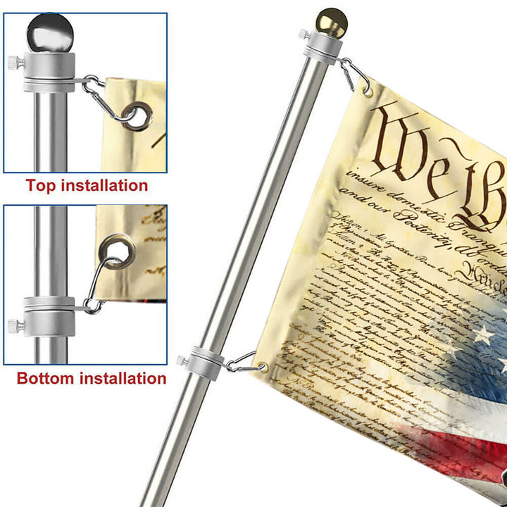 patriotic we the people grommet flag
