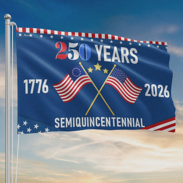 Flagwix American Flag - America 250th Anniversary Semiquincentennial Grommet Flag