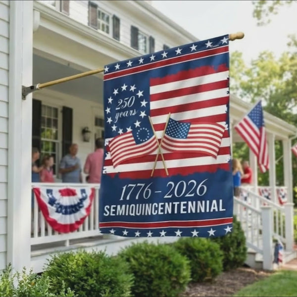 Flagwix American Flag - America 250th Anniversary Semiquincentennial Decorative Flag