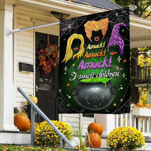 Halloween Flag Amuck I Smell Children