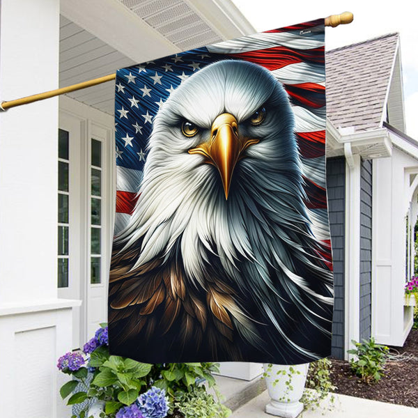 United States Bald Eagle Flag