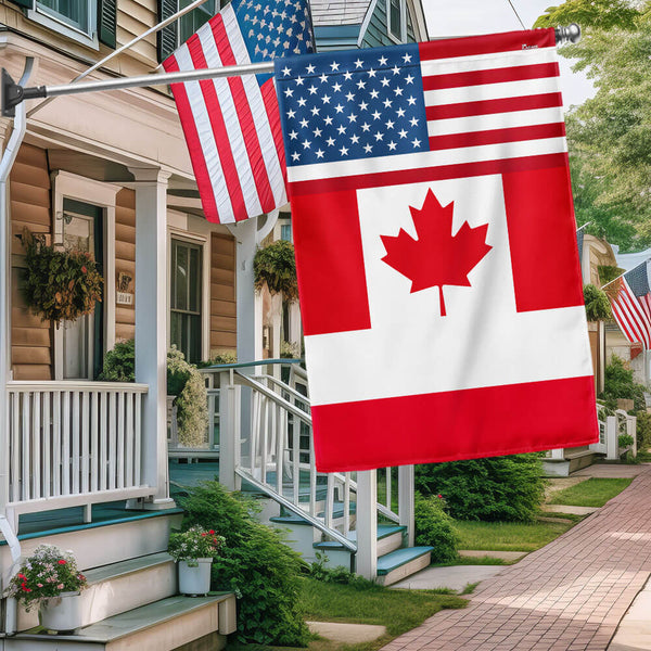 America Canada Poland Flag TQN3637F
