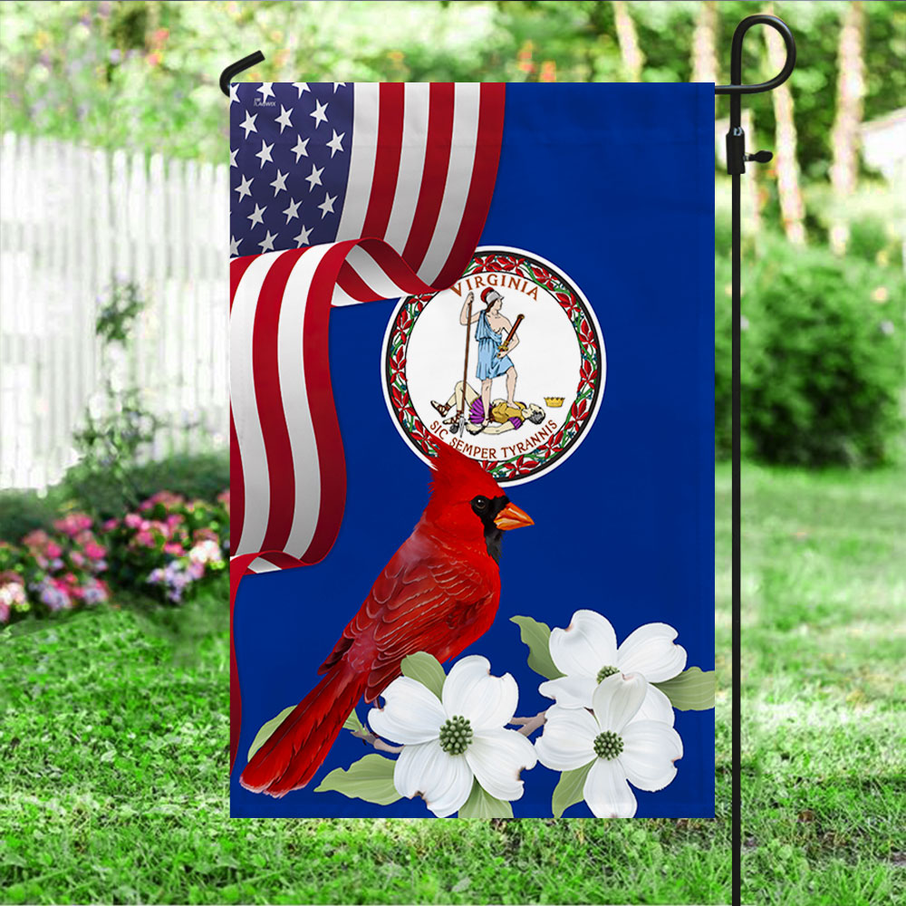 3dRose Gartenflagge 'Dolphins And The Madonna' – 30 X 45 Cm, Polyester, Einseitig Bedruckt