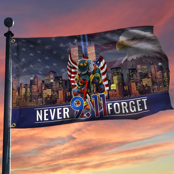 Patriot Day 9.11 Never Forget September 11th American Flag