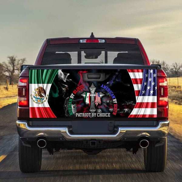 3 SKULL USA MEXICAN AMERICAN FLAG DECAL STICKER CAR TRUCK WINDOW BUMPER MEXICO - Foto 10
