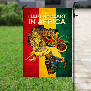 I Left My Heart In Africa Flag