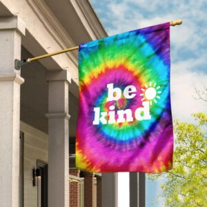 Hippie Be Kind Flag