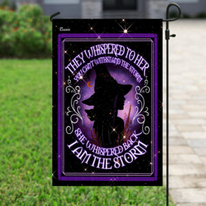 I Am The Storm Witch Flag