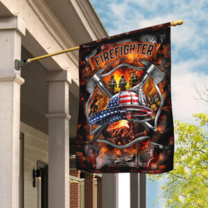 Firefighter. Never Forget Flag