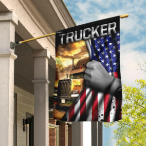 Proud Trucker Flag