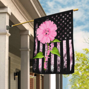 Breast Cancer - Hope For Cure Flag