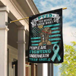 PTSD Awareness Veteran Flag