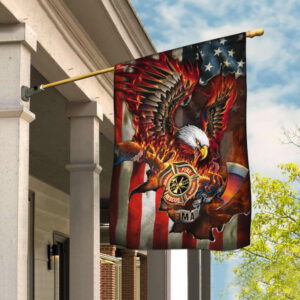Firefighter Pride. American Eagle Flag