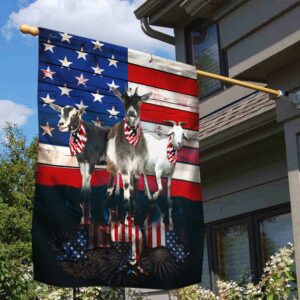 Three Goats American Flag