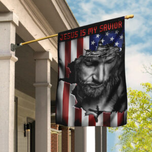 Jesus And American Flag FLAGWIX  ™ Jesus Is My Savior Flag