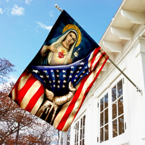 Immaculate Heart Of Mary Flag Flagwix