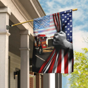 Truck American Flag