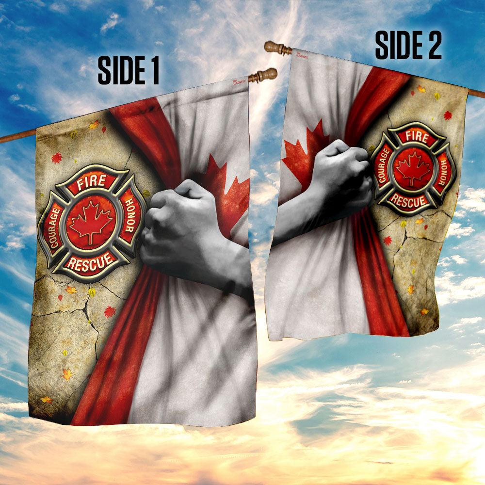 Download Canadian Firefighter - Courage Honor Rescue Flag LHA891F ...