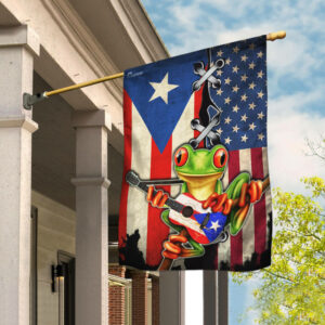 Puerto Rico American Flag