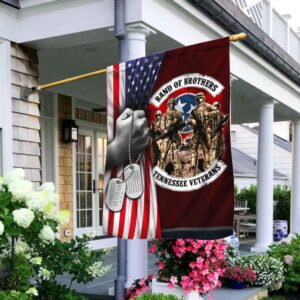 Band Of Brothers Tennessee Veterans America Flag