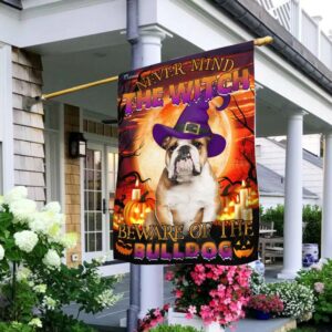 Bulldog Halloween Flagwix™ Beware Of The Bulldog Flag