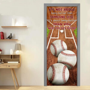 Baseball Door Cover