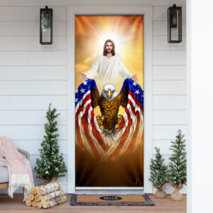 Jesus American Eagle Door Cover
