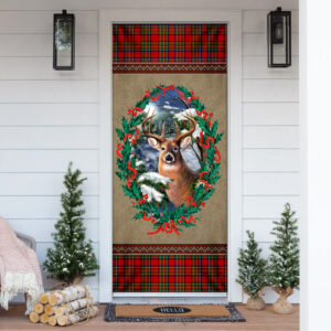 Christmas Deer Door Cover